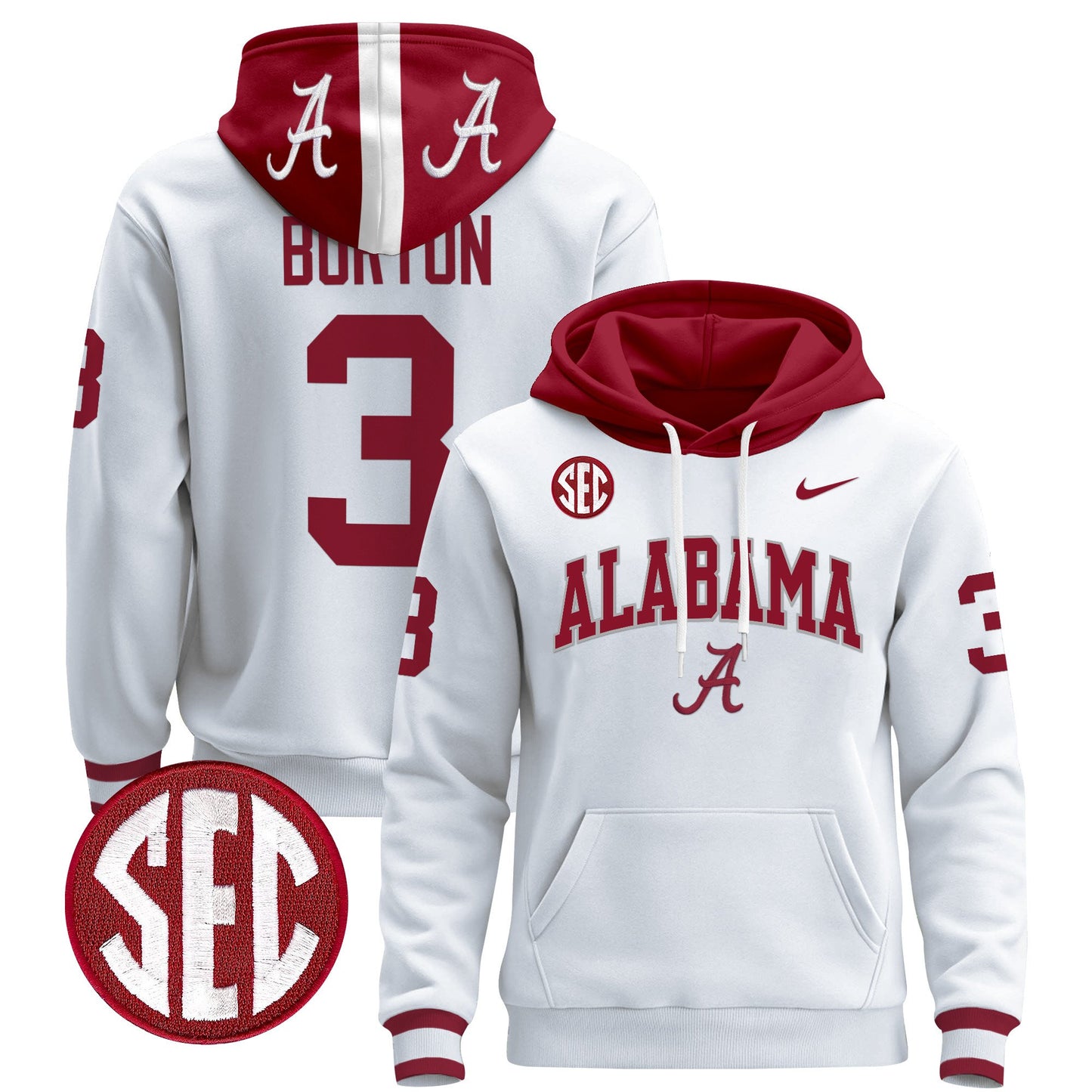Alabama Crimson Tide 2024 Pullover Hoodie V3