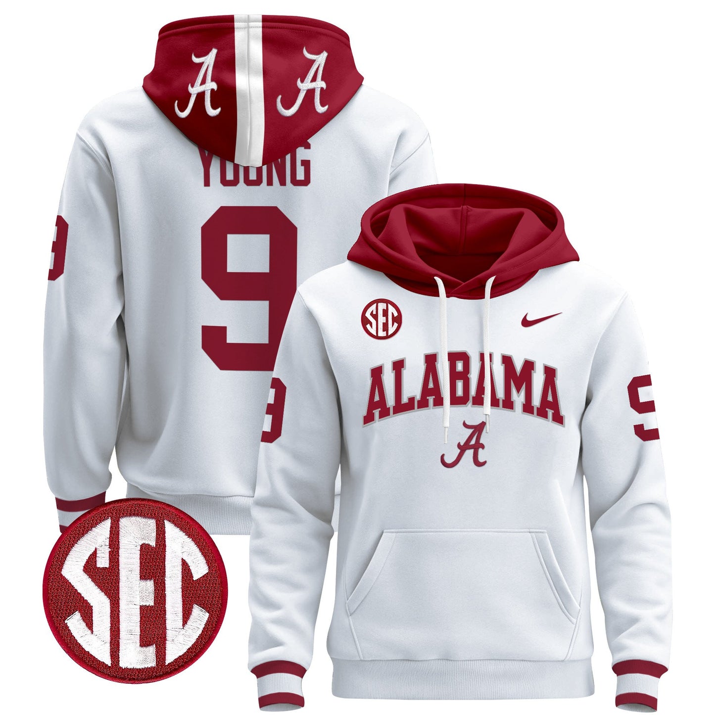 Alabama Crimson Tide 2024 Pullover Hoodie V3