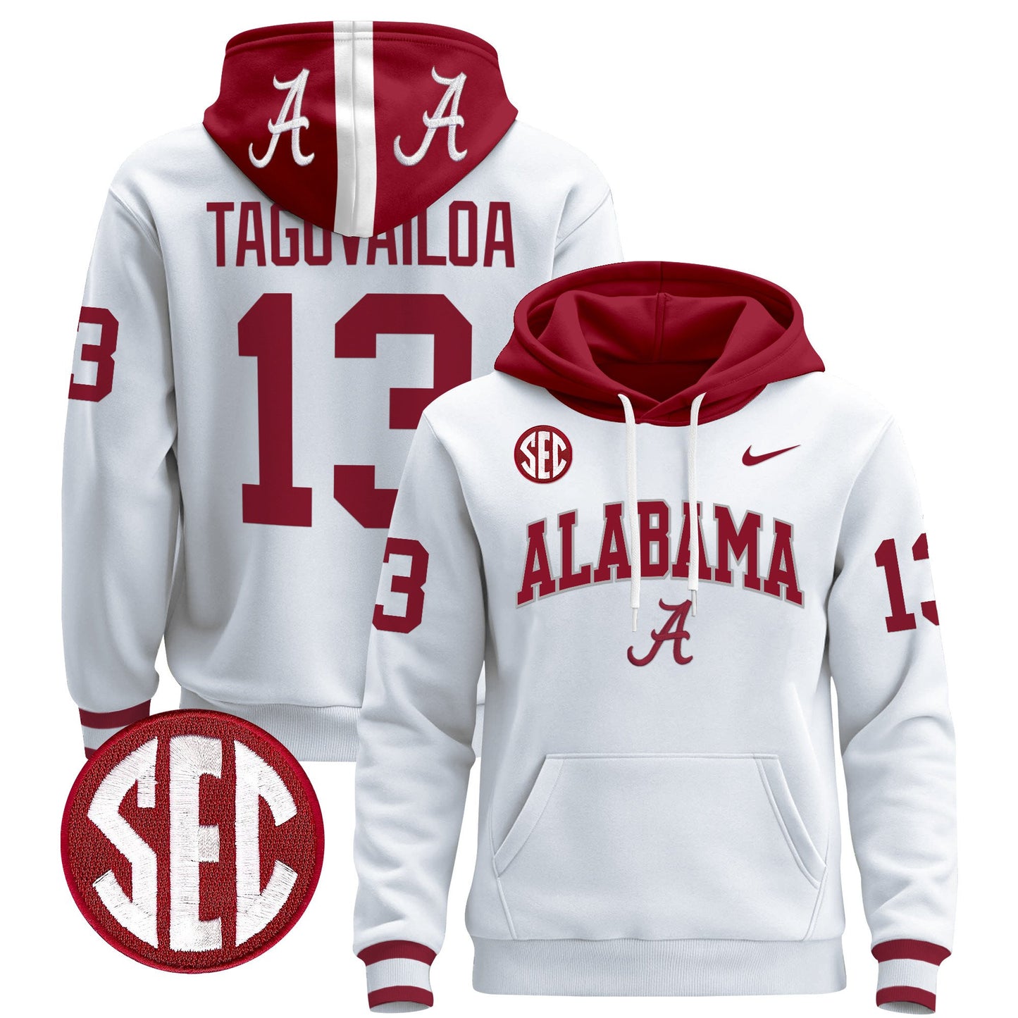 Alabama Crimson Tide 2024 Pullover Hoodie V3