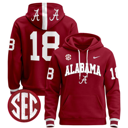 Alabama Crimson Tide 2024 Pullover Hoodie V3