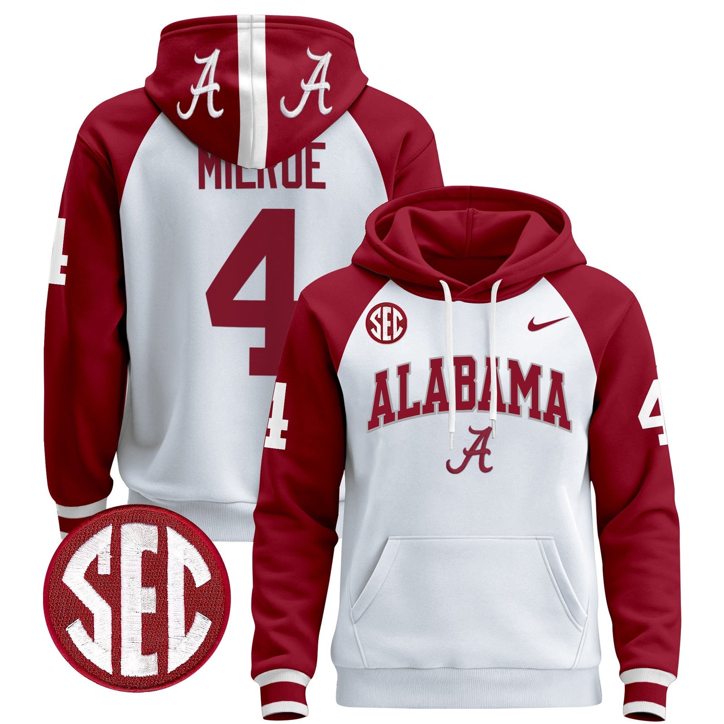 Alabama Crimson Tide 2024 Pullover Hoodie V3