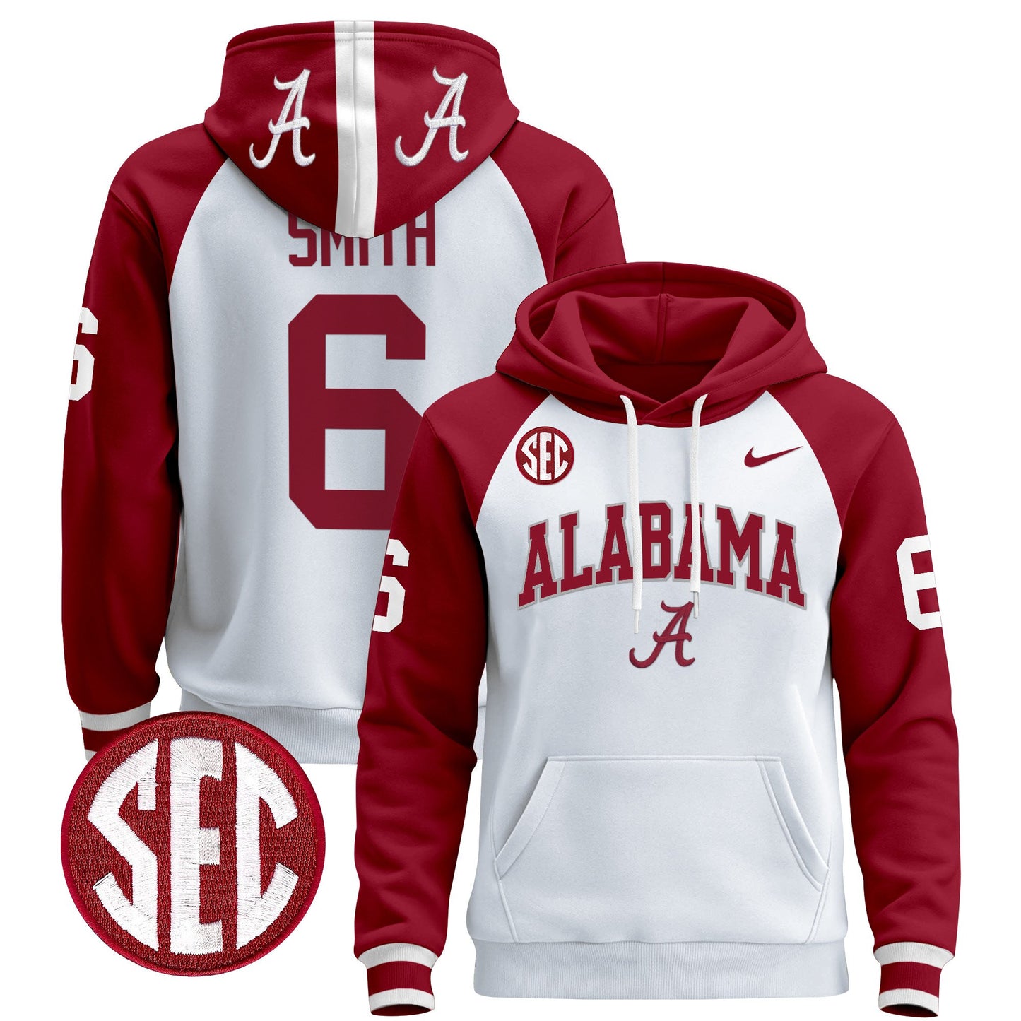Alabama Crimson Tide 2024 Pullover Hoodie V3