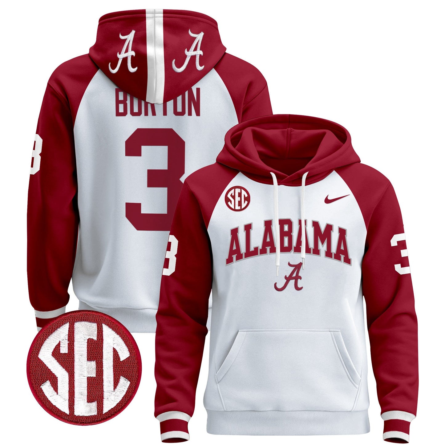 Alabama Crimson Tide 2024 Pullover Hoodie V3