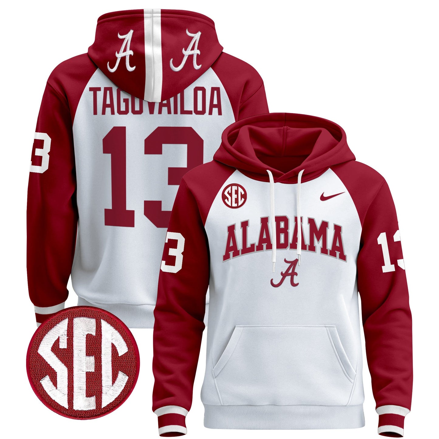 Alabama Crimson Tide 2024 Pullover Hoodie V3