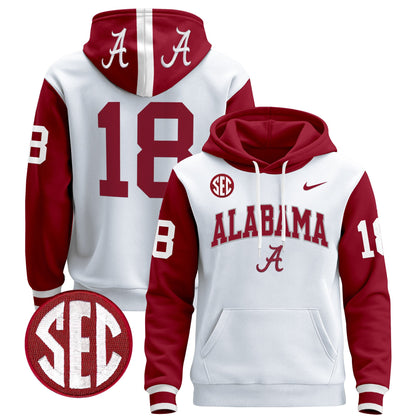 Alabama Crimson Tide 2024 Pullover Hoodie V3
