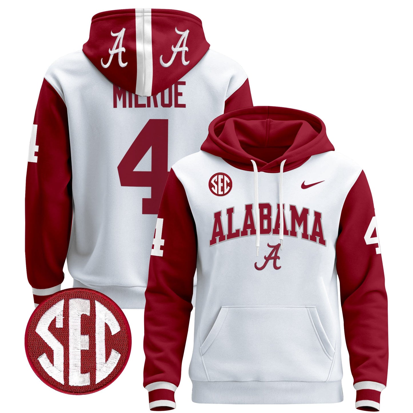 Alabama Crimson Tide 2024 Pullover Hoodie V3