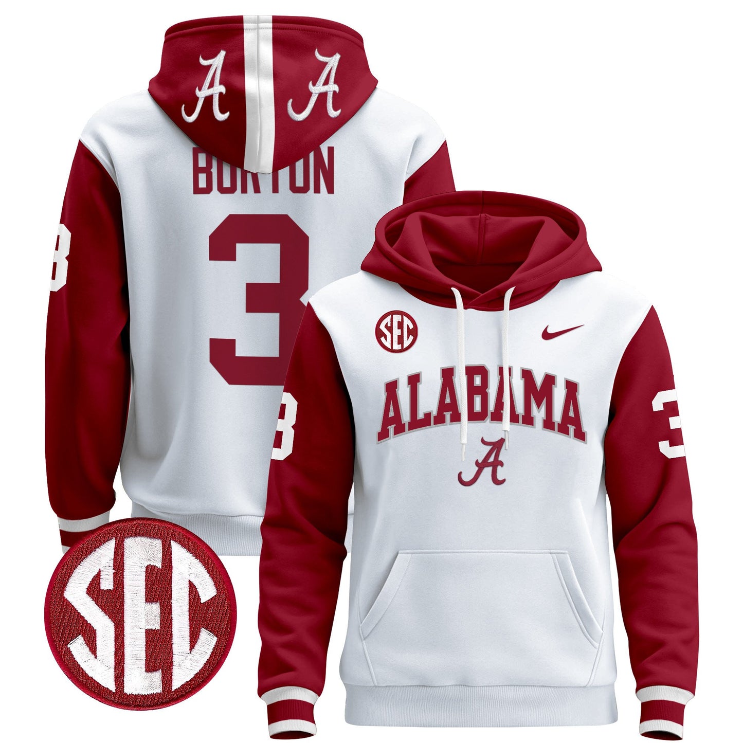 Alabama Crimson Tide 2024 Pullover Hoodie V3