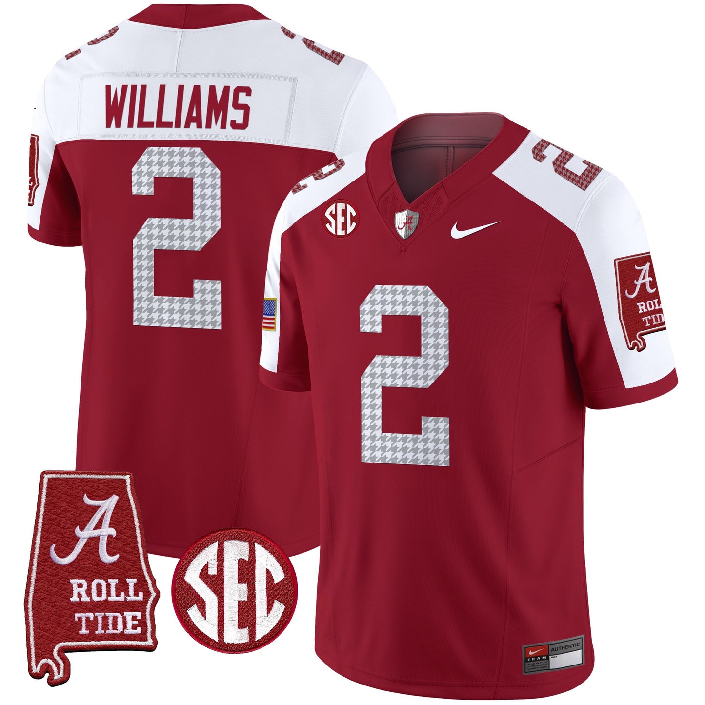 Alabama Crimson Tide Pro Combat Vapor Limited Jersey - All Stitched