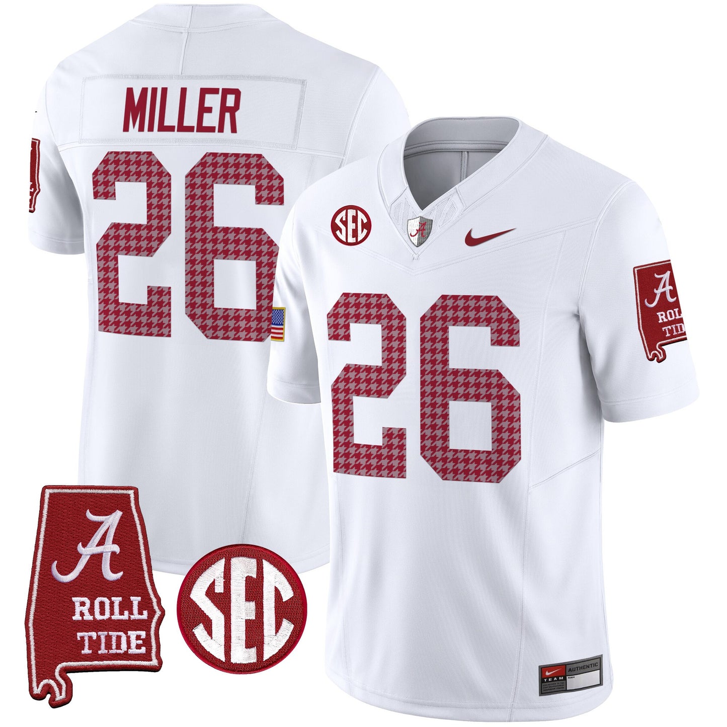 Alabama Crimson Tide Pro Combat Vapor Limited Jersey - All Stitched