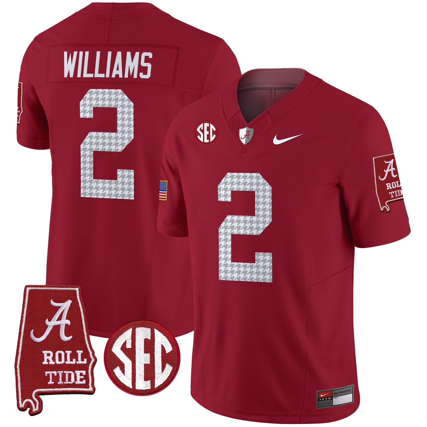 Alabama Crimson Tide Pro Combat Vapor Limited Jersey - All Stitched