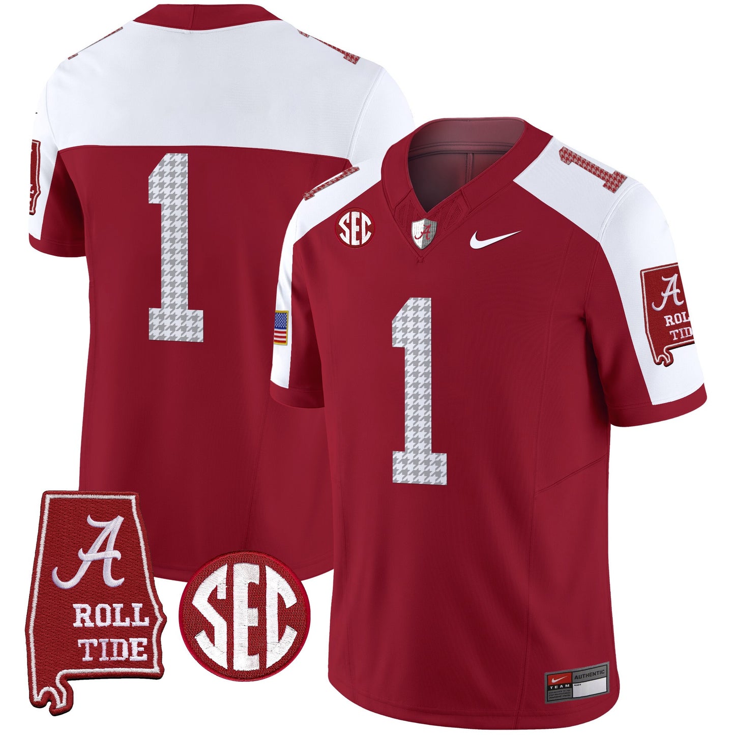 Alabama Crimson Tide Pro Combat Vapor Limited Jersey - All Stitched