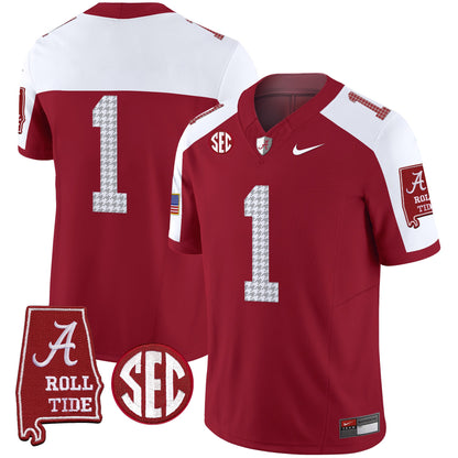 Alabama Crimson Tide Pro Combat Vapor Limited Jersey - All Stitched