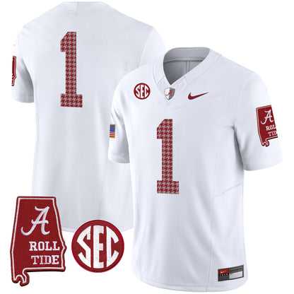 Alabama Crimson Tide Pro Combat Vapor Limited Jersey - All Stitched
