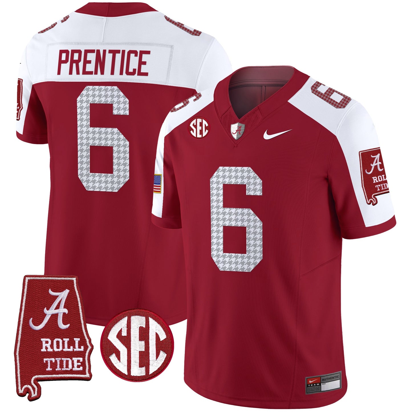 Alabama Crimson Tide Pro Combat Vapor Limited Jersey - All Stitched