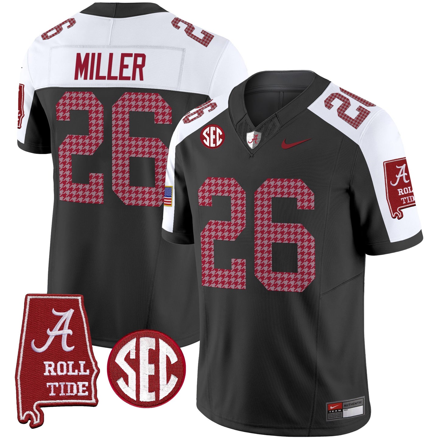 Alabama Crimson Tide Pro Combat Vapor Limited Jersey - All Stitched