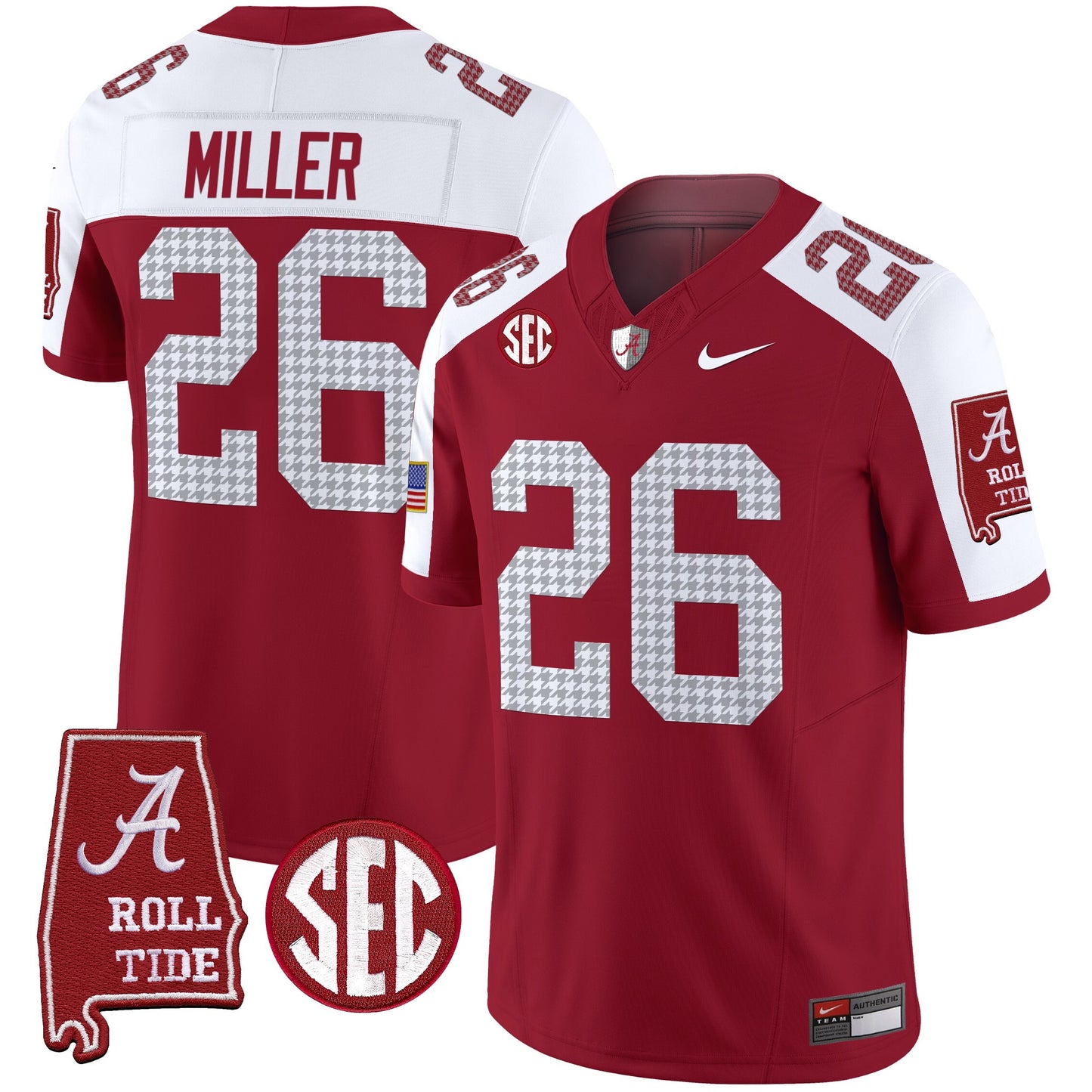 Alabama Crimson Tide Pro Combat Vapor Limited Jersey - All Stitched