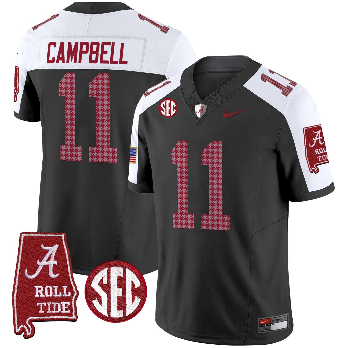 Alabama Crimson Tide Pro Combat Vapor Limited Jersey - All Stitched