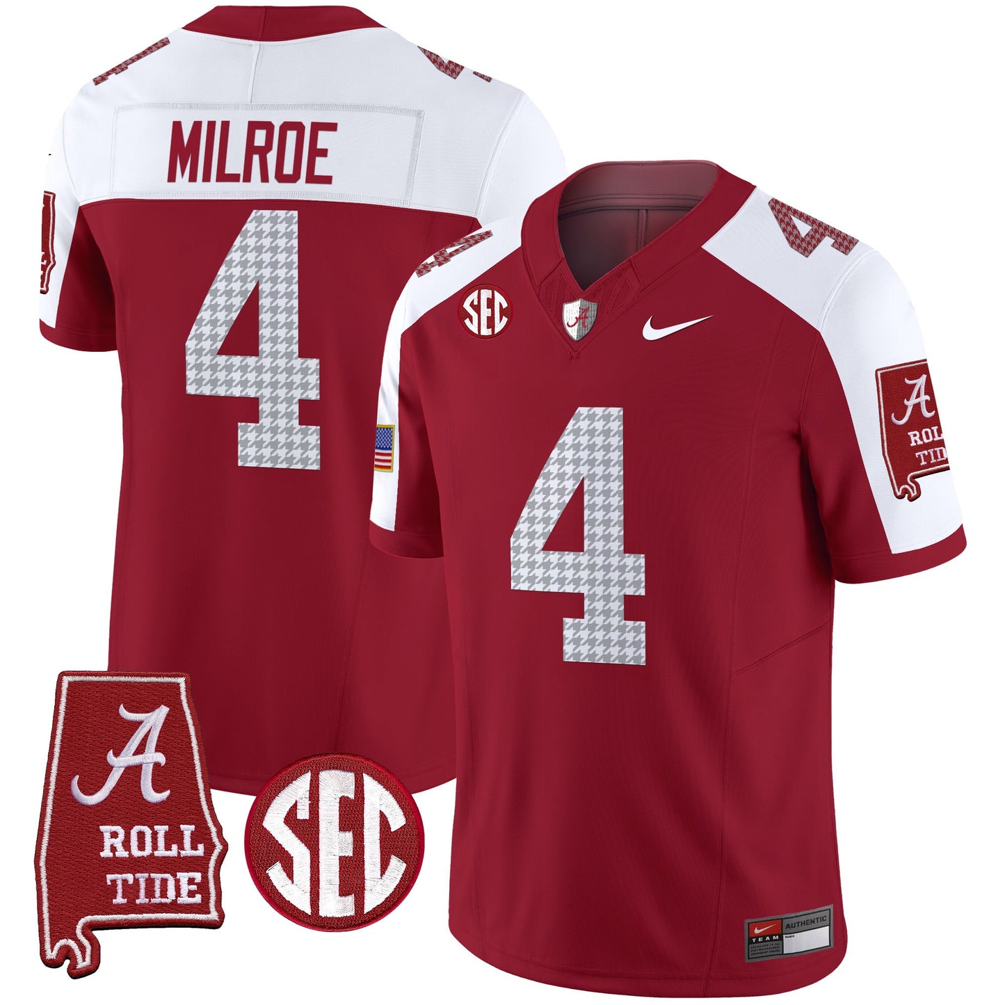 Alabama Crimson Tide Pro Combat Vapor Limited Jersey - All Stitched