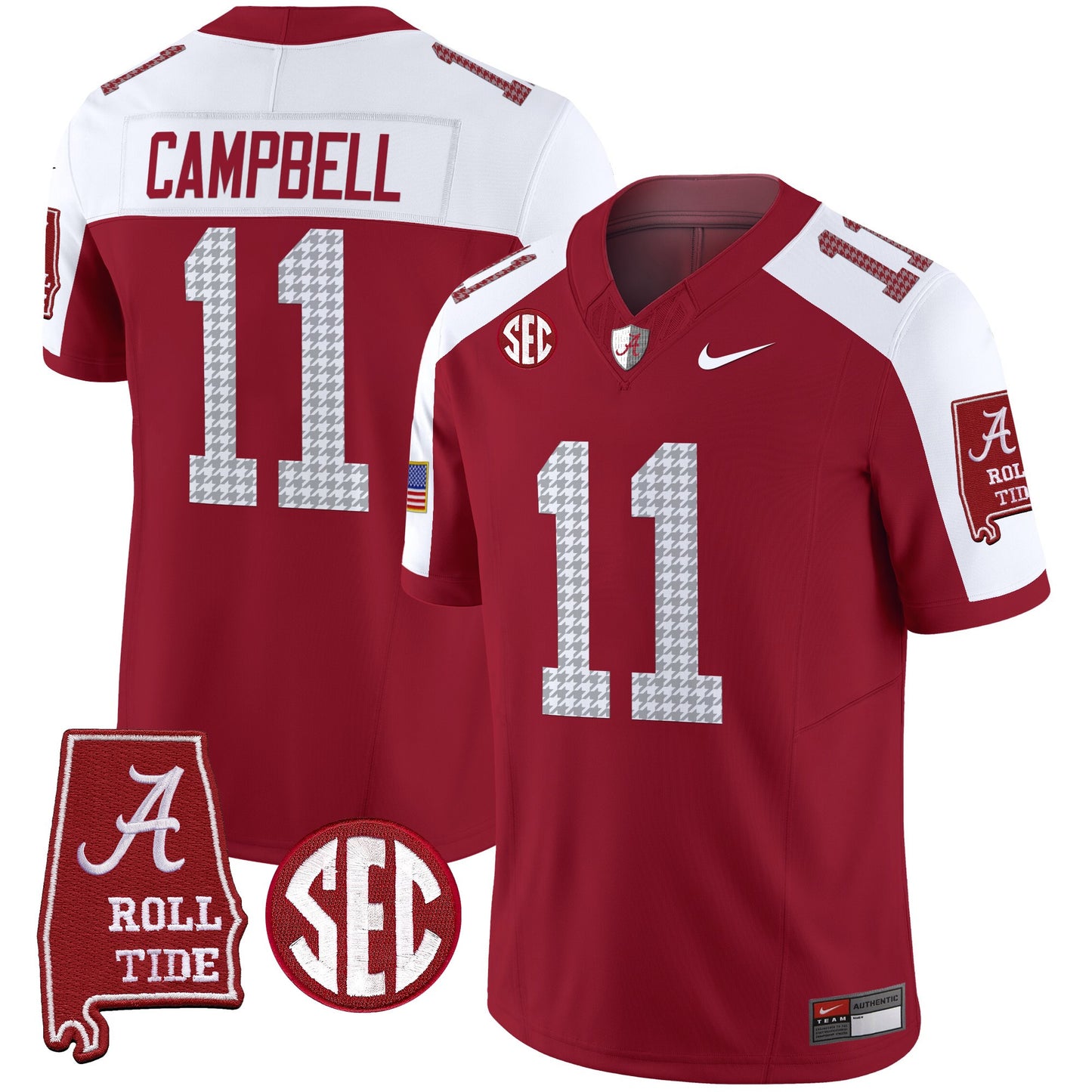 Alabama Crimson Tide Pro Combat Vapor Limited Jersey - All Stitched