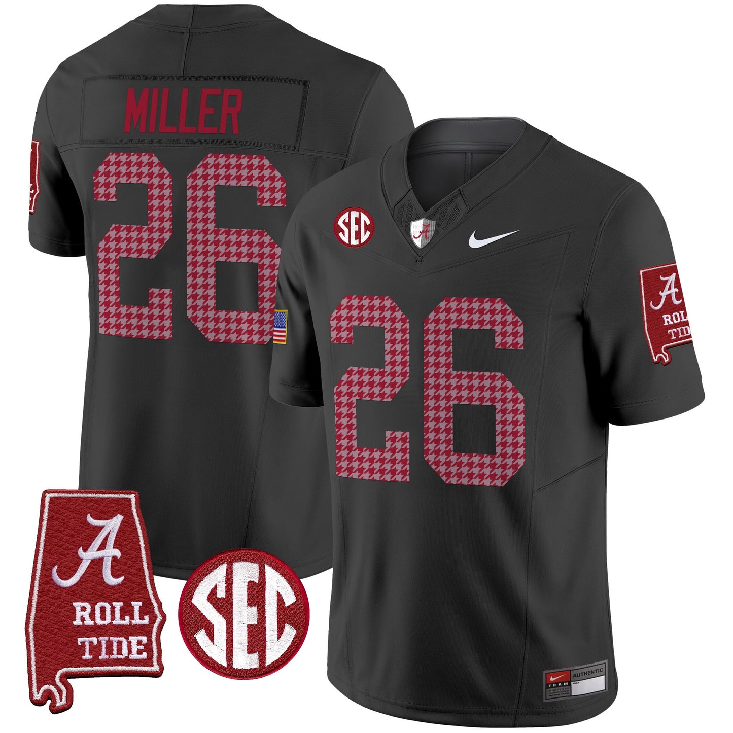 Alabama Crimson Tide Pro Combat Vapor Limited Jersey - All Stitched