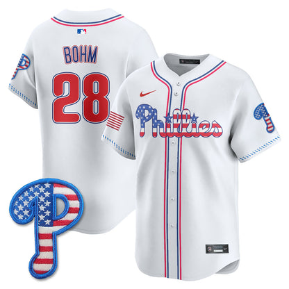 Men's Philadelphia Phillies 2025 Fourth of July Jersey - All Stitched